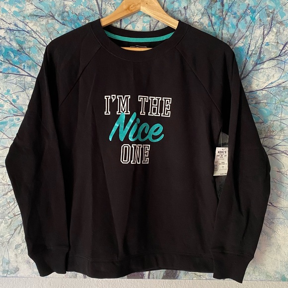 NWT I am the Nice One Sweatshirt - Picture 1 of 7